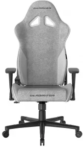 herná stolička DXRacer GLADIATOR sivo-biela látková