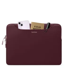 tomtoc Light-A21 Dual-color Slim Laptop Handbag, 13,5 Inch - Raspberry TOM-A21D3P1