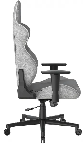herná stolička DXRacer GLADIATOR sivo-biela látková
