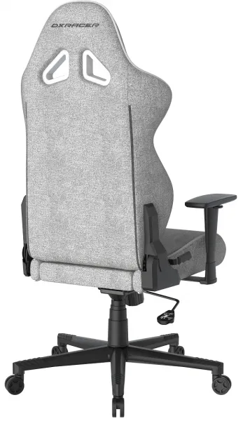 herná stolička DXRacer GLADIATOR sivo-biela látková