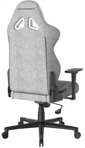 herná stolička DXRacer GLADIATOR sivo-biela látková