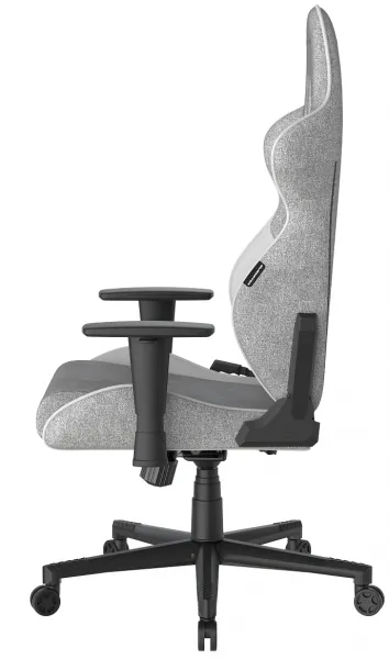 herná stolička DXRacer GLADIATOR sivo-biela látková