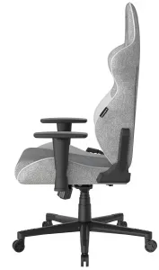 herná stolička DXRacer GLADIATOR sivo-biela látková