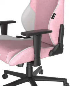 herná stolička DXRacer GLADIATOR růžovo-biela, látková