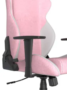 herná stolička DXRacer GLADIATOR růžovo-biela, látková