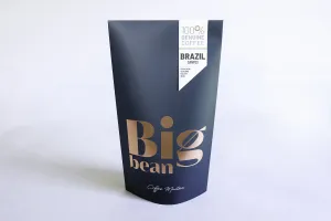 BigBean zrnková káva Brazil Santos 100% Arabica 250g