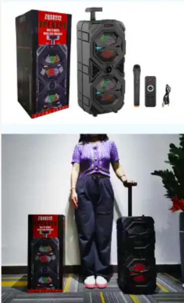 WELLHOX Párty svietiaci karaoke prenosný reprobox