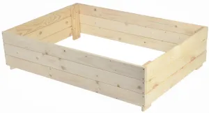PROFIGARDEN Vyvýšený záhradný záhon 150X120x30cm prírodný