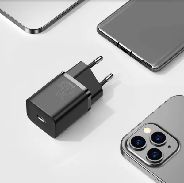 Baseus Super Si Quick Charger 1C 20W - čierna
