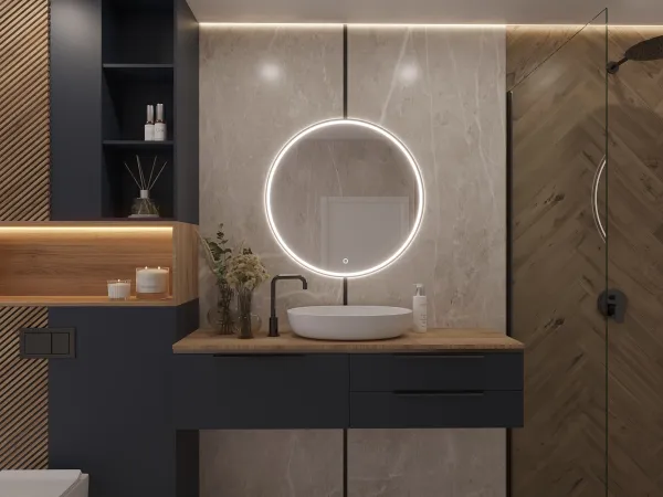 ArtElta LED zrkadlo DIVISSI L  | 60 cm