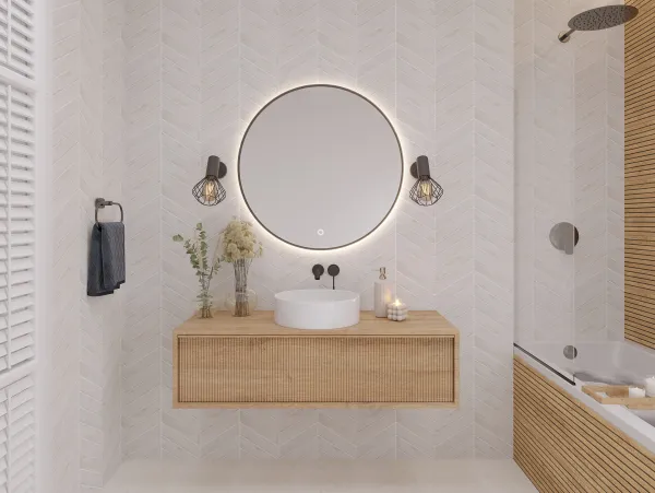 ArtElta LED zrkadlo DIVISSI A  | 80 cm