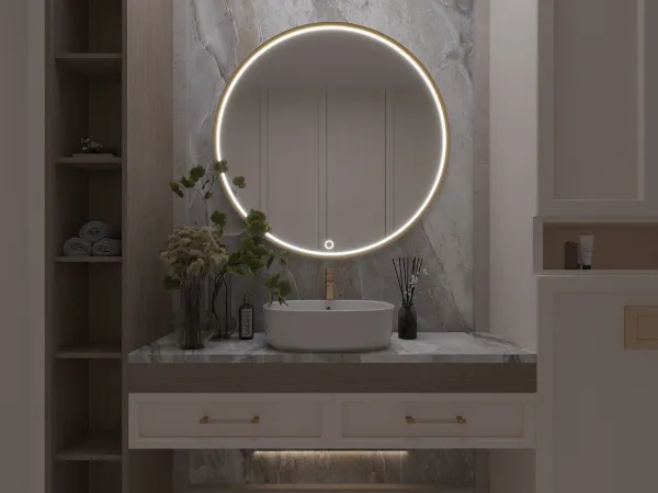 ArtElta LED Zrkadlo GERBINIE L | 80 cm
