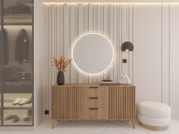 LED zrkadlo DIVISSI L | 80 cm