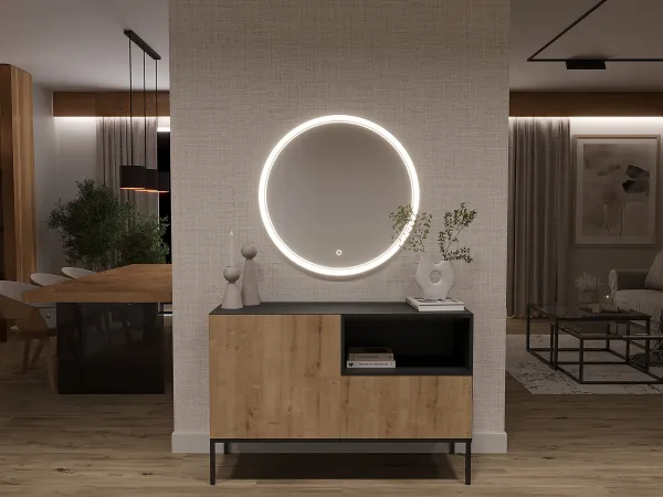 LED zrkadlo ORANDIU L / 80 cm