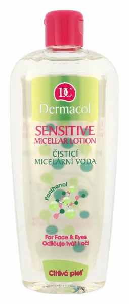 Dermacol Sensitive čistiaca micelárna voda pre citlivú pleť 400 ml