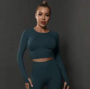Push-up fitness set tmavo zelený Elys Veľkosť: S