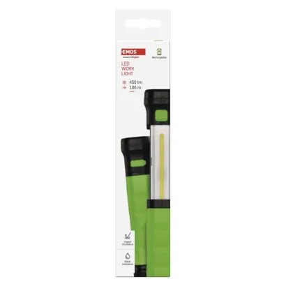 EMOS Nabíjacia baterka COB LED P4541, 450 lm, 2000 mAh