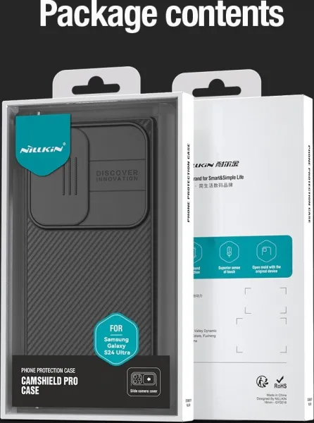 Nillkin PRO Kryt pre Samsung Galaxy S24 Ultra, Čierny