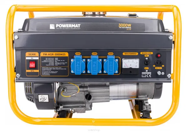 POWERMAT Elektrocentrála benzínová 3000W PM-AGR-3000M2S