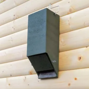 BNB Box ANS-4 búdka pre netopiere, drevobetón, dutinová hranolová, zelená ANS-4 BNB