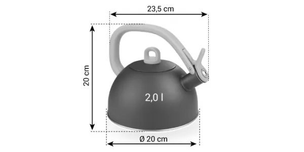 Tescoma Čajová kanvica GrandCHEF 2,0 l