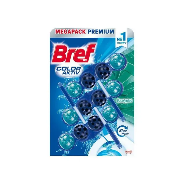 Bref Color Aktiv Eucalyptus WC Blok 3x50 g
