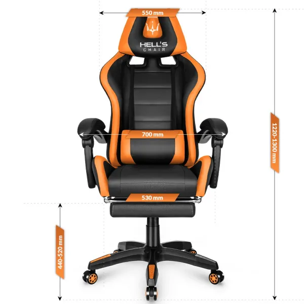 Hell´s chair Stolička Hell's Chair HC-1039 ORANGE