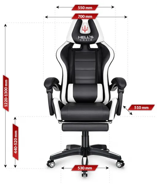 Hell´s chair Stolička Hell's Chair HC-1039 WHITE
