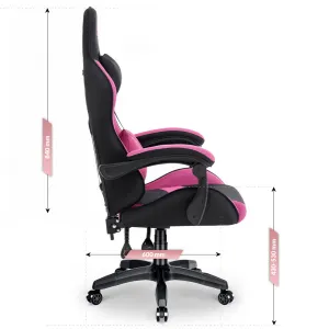 Hell´s chair Stolička Hell's Chair Rainbow BLACK-ROSE