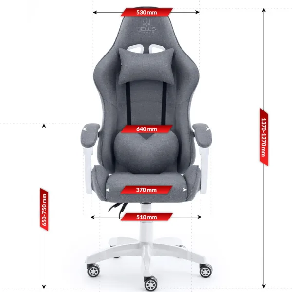 Hell´s chair Stolička Hell's Chair Rainbow GREY MESH