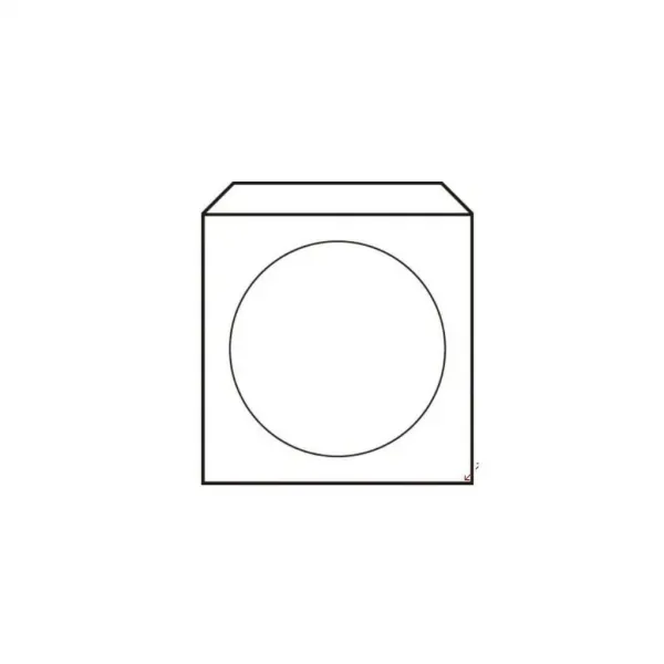 Harmanec-Kuvert Obálky na CD 125x125 s okienkom 50 ks