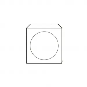 Harmanec-Kuvert Obálky na CD 125x125 s okienkom 50 ks