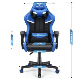 Hell´s chair Stolička Hell's Chair HC-1004 BLUE