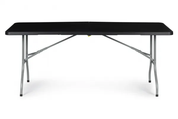 Wellhox Záhradný skladací banketový stôl 153 cm - čierny