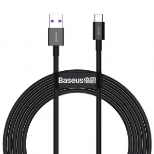 Kábel USB na USB-C Baseus Superior Series, 66 W, 2 m (čierny) 026623
