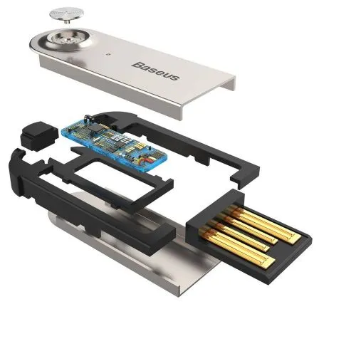 Baseus USB, AUX Bluetooth 5.0 audio adaptér (čierny) 018738
