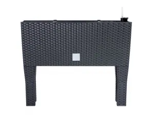 Prosperplast Truhlík RATAN CASE HIGH antracit, varianta 80 cm