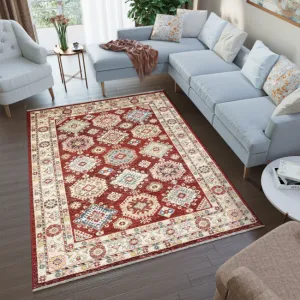 DECOREUM Koberec EF60B RIVIOLI červená Rozmery (v): 120x170