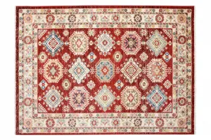 DECOREUM Koberec EF60B RIVIOLI červená Rozmery (v): 120x170