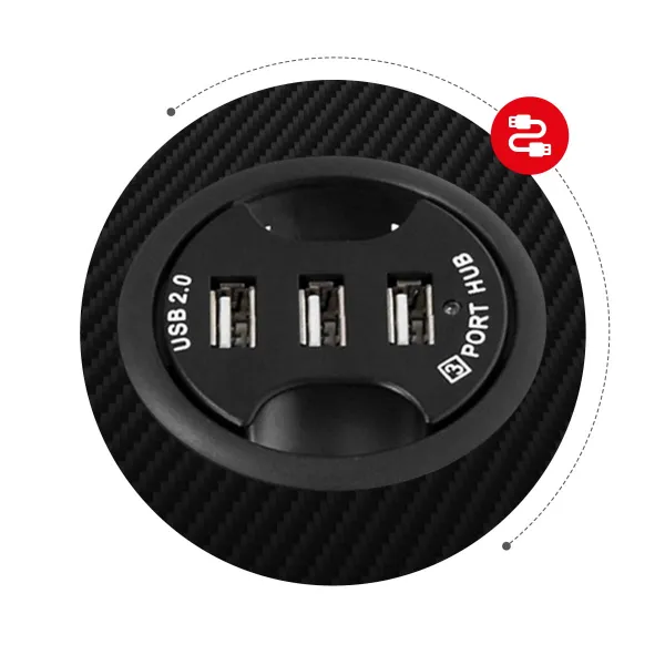 JAKS Herný stôl s led osvetlením Huzaro Hero 5.0 RGB
