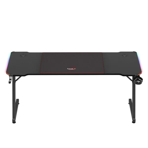 JAKS Herný stôl s led osvetlením Huzaro Hero 4.8 RGB