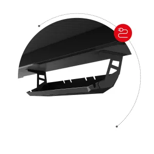 JAKS Herný stôl s led osvetlením Huzaro Hero 4.8 RGB