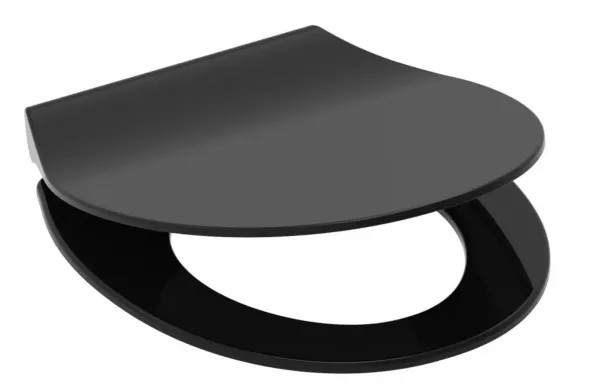 Schütte SLIM BLACK| Duroplast, Soft Close
