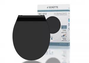 Schütte SLIM BLACK| Duroplast, Soft Close