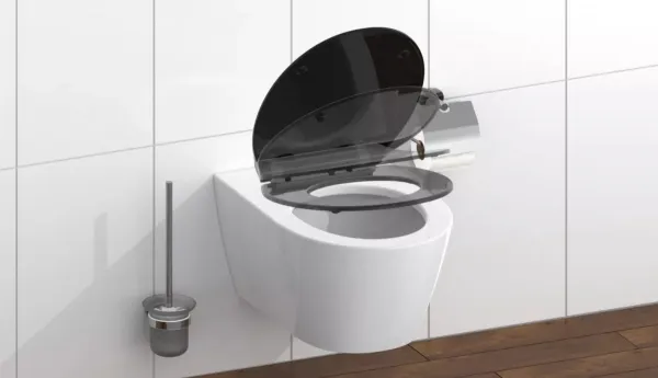 Schütte SLIM BLACK| Duroplast, Soft Close