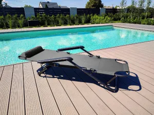 Ležadlové kreslo LEON graphite