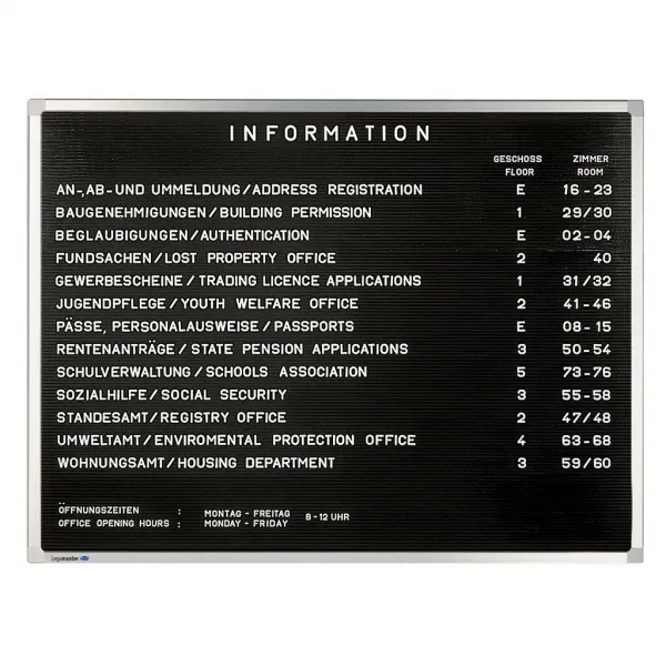 Legamaster Informačná tabuľa PREMIUM 60x80 cm