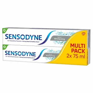 Sensodyne Extra Whitening zubná pasta 2 x 75 ml