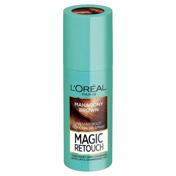 L’Oréal Paris Magic Retouch sprej pre okamžité zakrytie odrastov odtieň Mahogany Brown 75 ml