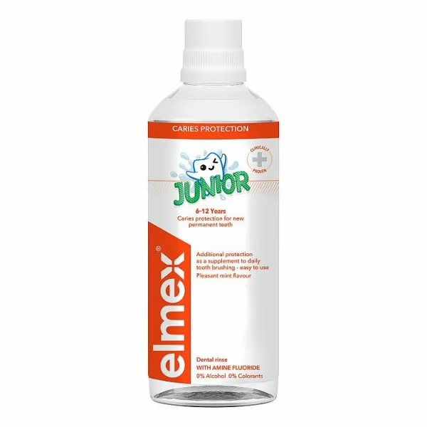Elmex Junior ústna voda 400 ml